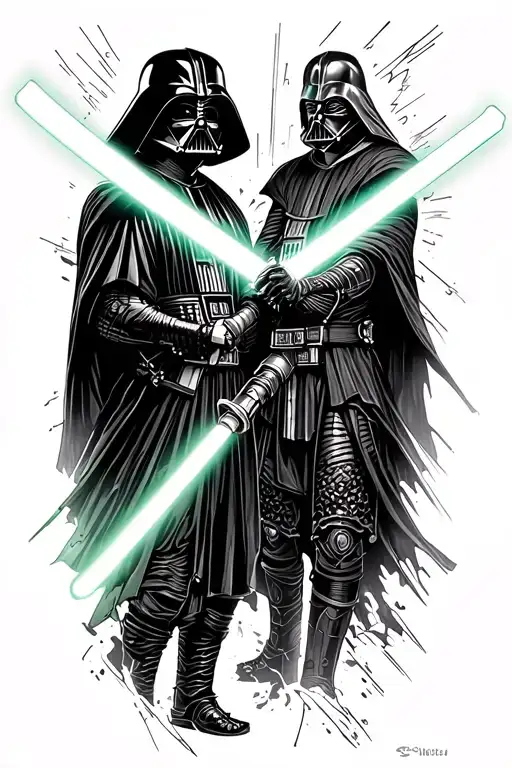Lightsaber Duel Sith Vs Darth Vader