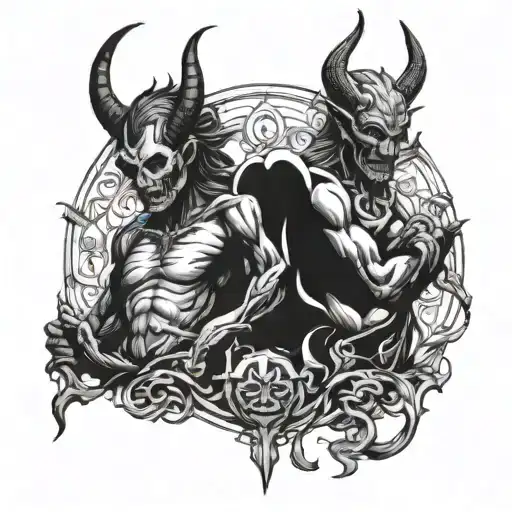 Devil And Angel Demon