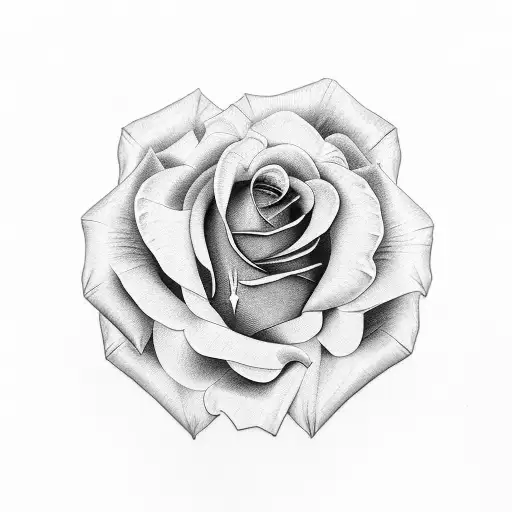 Rose With Family Word