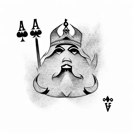 Ace Of Spades And Crown