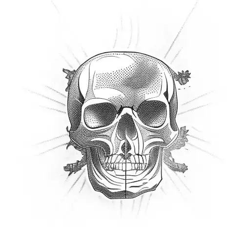 Tattoo Made By Ai Playing Cards King Skull