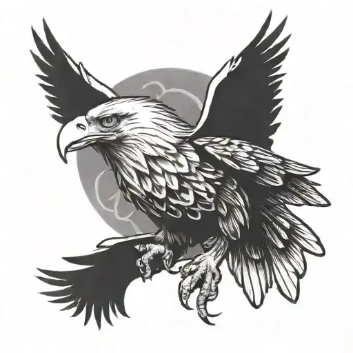Eagle Soaring Bird