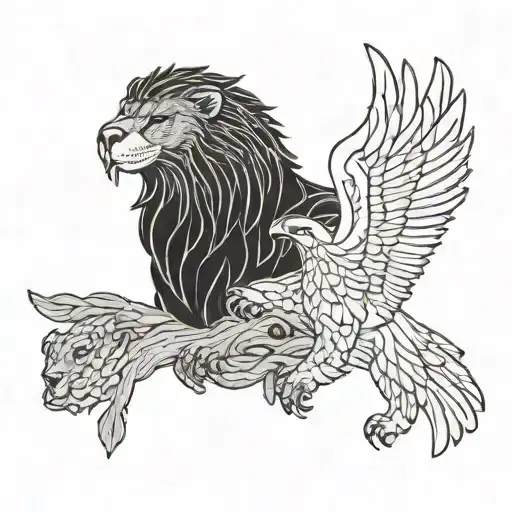 Leo And Panther And Eagle