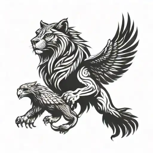 Leo And Panther And Eagle