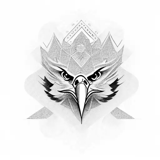 Eagle On Milad Tower