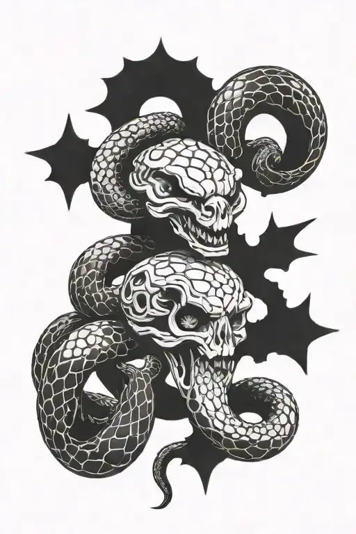 Snake And Brain Connected