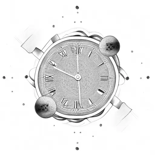 Blink 182 Lyrics Intertwined With A Clock Showing The Passage Of Time