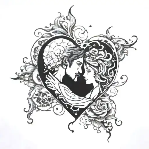 Father Daughter Heart Universe Inside