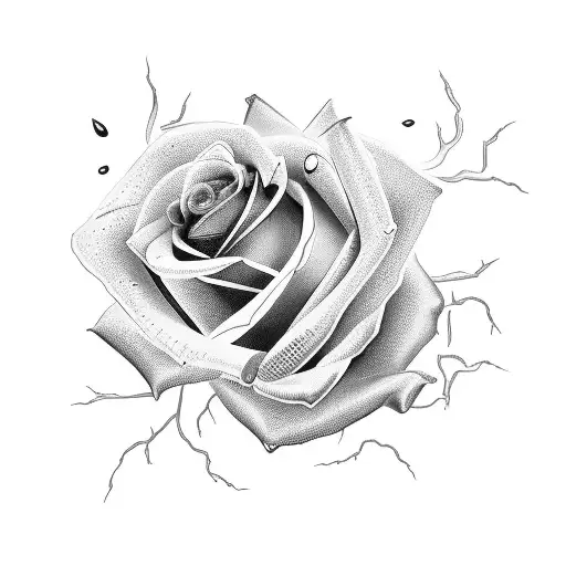 Yorkshire Rose With Lightning