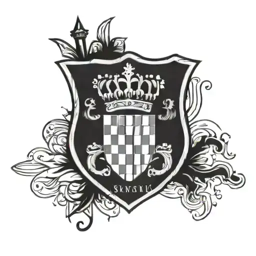 Faith Love Croatia Flag And Christian