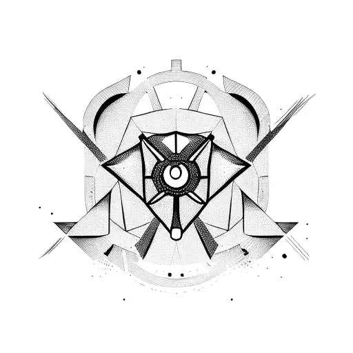 Social Loyalty Symbol Merged With Robotic Elements