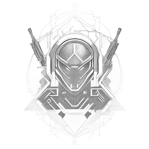 Small Electric Scheme Like Cyberpunk Style