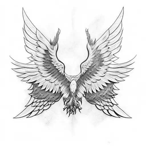 Icarus And Eagle Wings