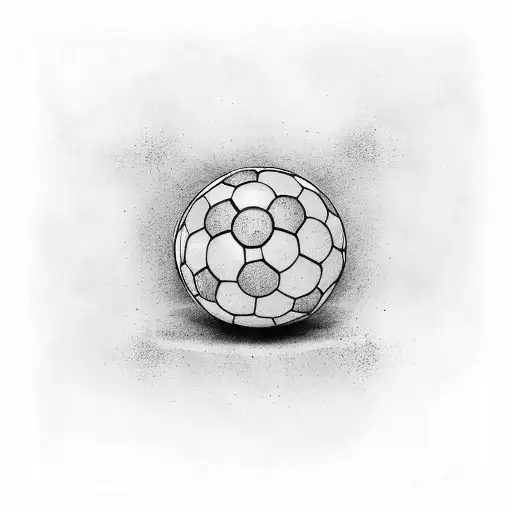 Soccer Ball Breaking Through A Brick Wall