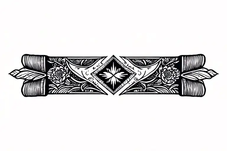 Ankle Band Tattoo For Men