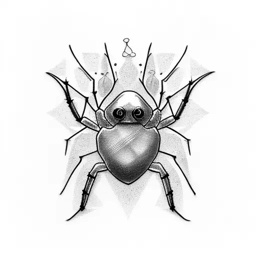 Neck Tattoo With Spider