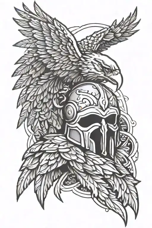 Spartan And Eagle