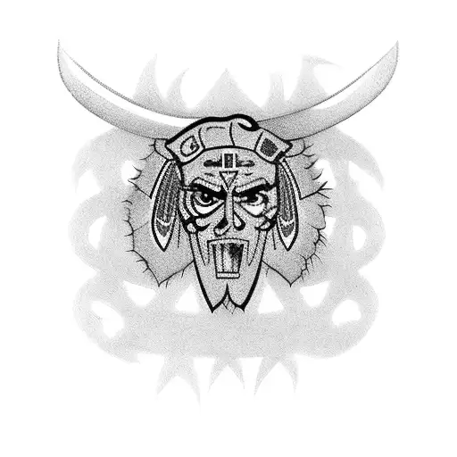 Chicago Blackhawks With Tomahawks