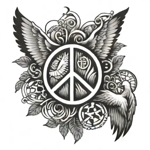Freedom And Peace Sign