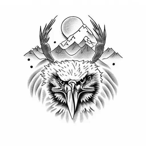 Song Lyrics With Bald Eagle And Mountains