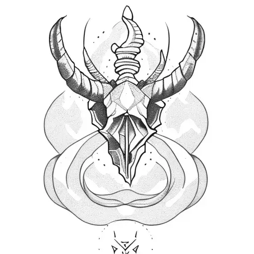 Capricorn Skull Like Ascetic