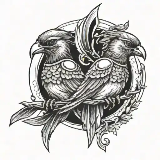 Spartan And Robin Bird