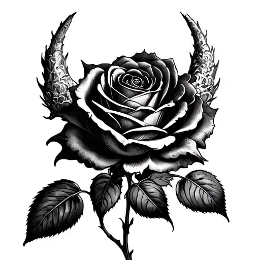 Demon Rose Treisbel Clouds At The Top Right