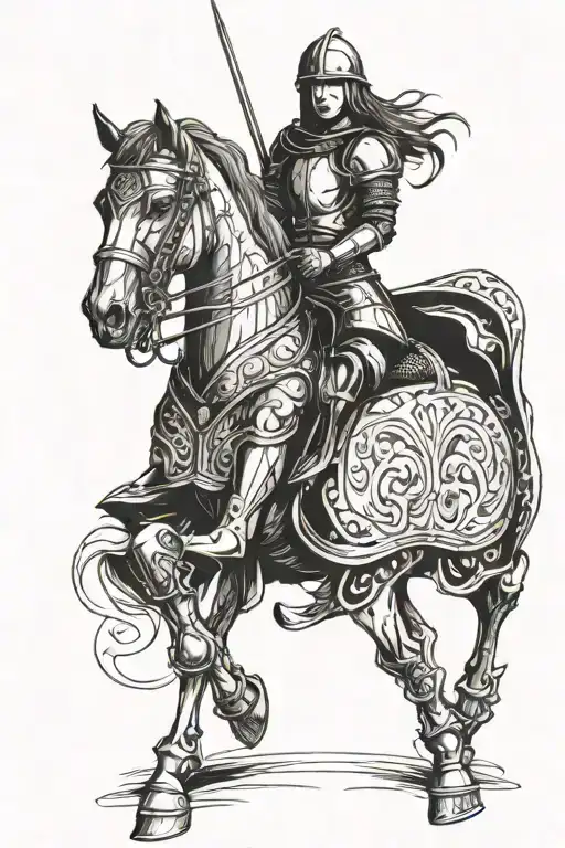 Medieval Female Knight