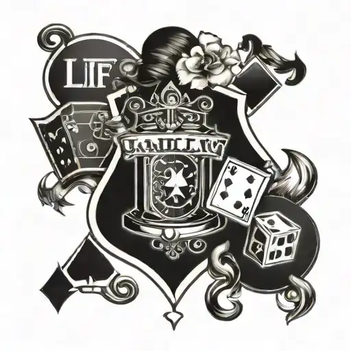 Life Is Gambling Themed