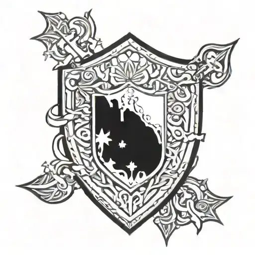 Shield With Broken Scale Balance