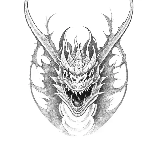 A Dragon With Eyes Of Anger