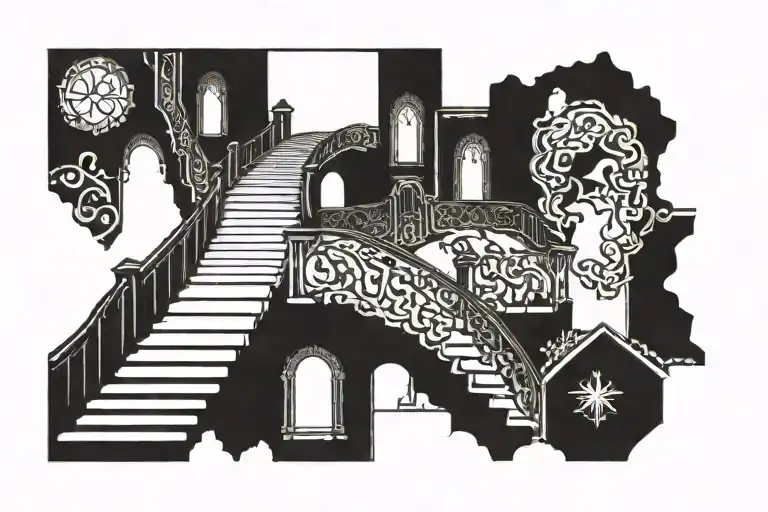 Staircase To Heaven Gates