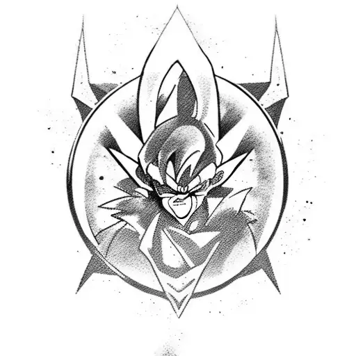 Combine Elements From Dragon Ball Z And Pokemon In A Dynamic Battle Scene