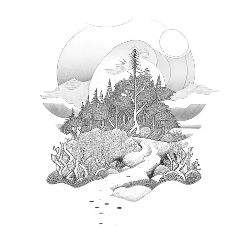 Armband Forest And Ocean And Desert