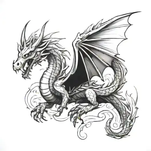 Dragon With Wings