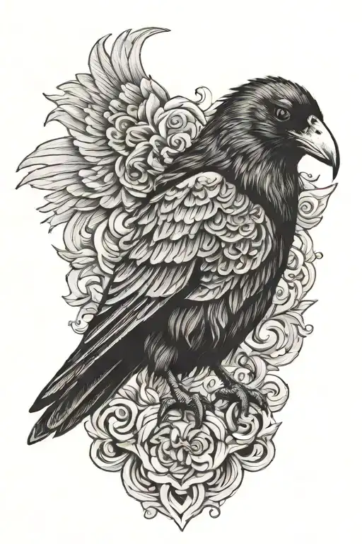 Crow On Guy Shoulder