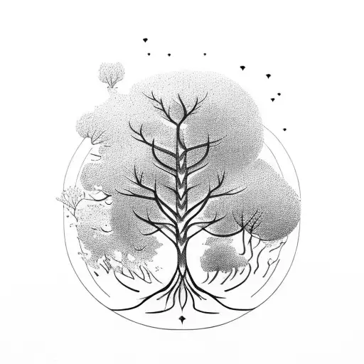 Nordic Tree With Roots