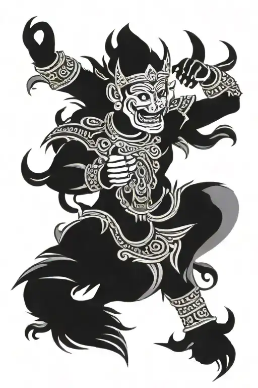 Thai Yaksha Black Grey
