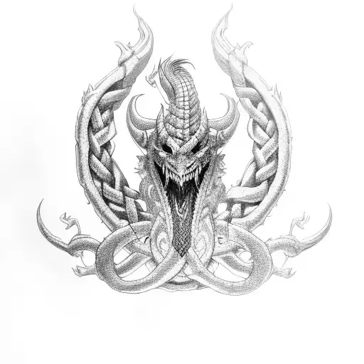 Norse Jormangandr Ourobours