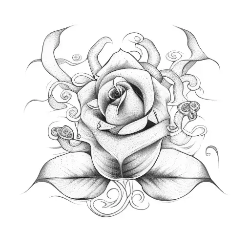 Long Vine With Flower