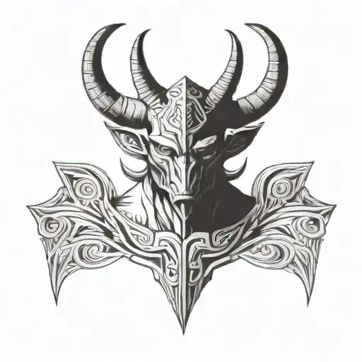 Horned Deamon Warrior Neck