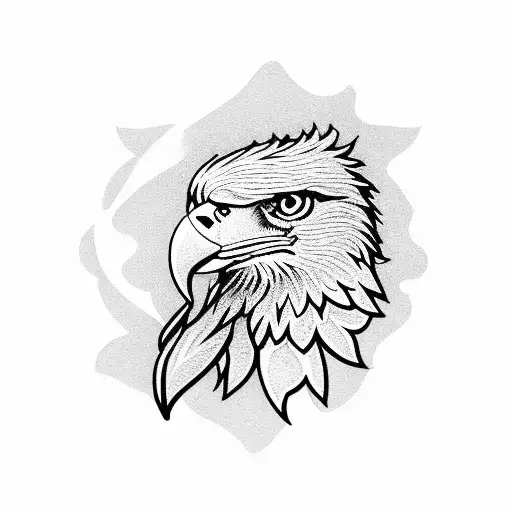 A Majestic Eagle Soaring Above A Flourishing Money Rose