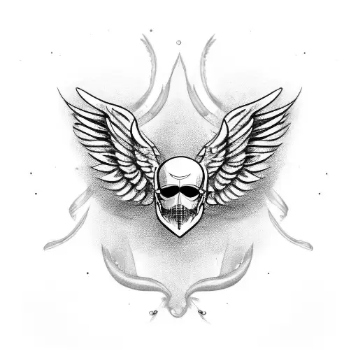 Motorcycle Angel Wings