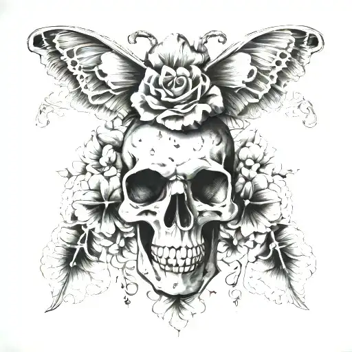 Skull Moth Mushrooms