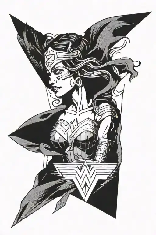 Christian Scripture Designs Embedded Within And Wonderwoman