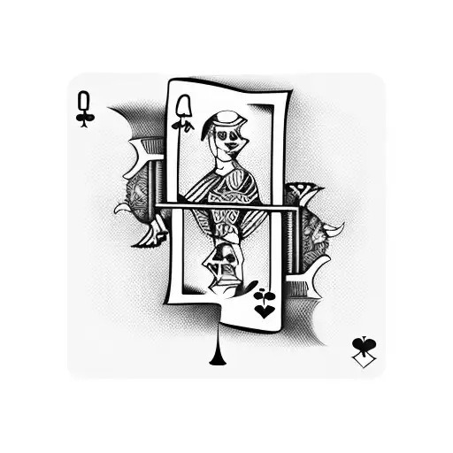 Mafia-themed Playing Card With A Hidden Puzzle Element