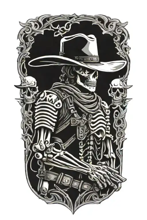 Tactical Skeleton Cowboy