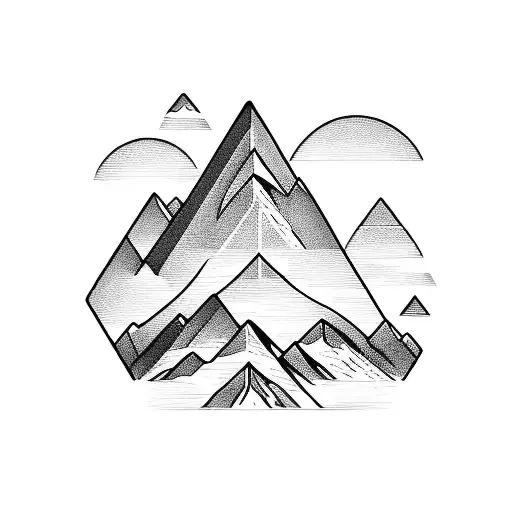 A Mountain Range Shaped Like A Bookshelf Filled With Theological Books