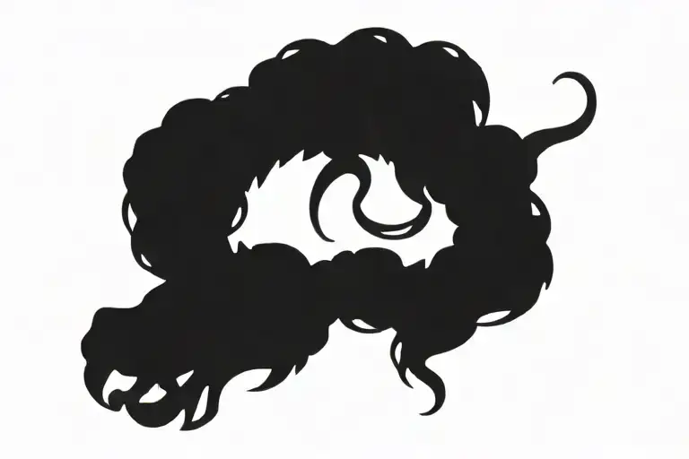 Rattle Snake Intertwined On Normal Ar 15 Rifle