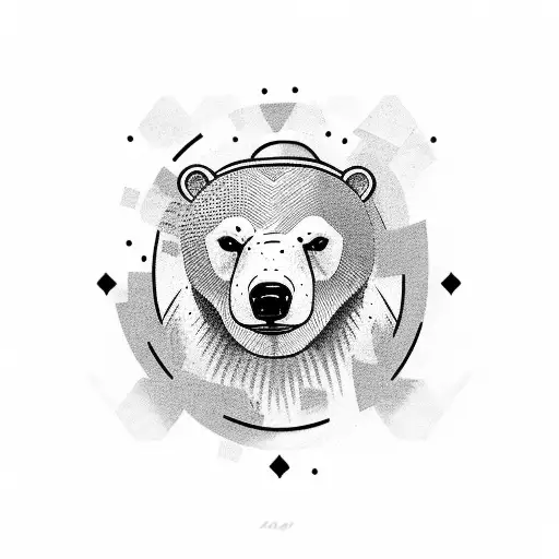 Trendy Polar Bear Smoking